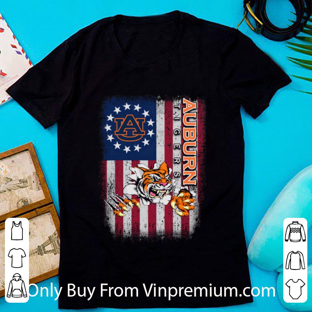 Top Auburn Tigers Betsy Ross Flag shirt