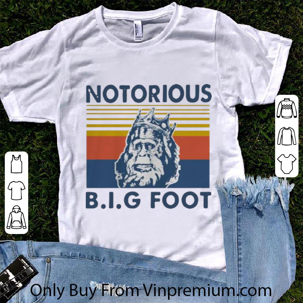 Great Vintage Notorious B.I.G Foot shirt