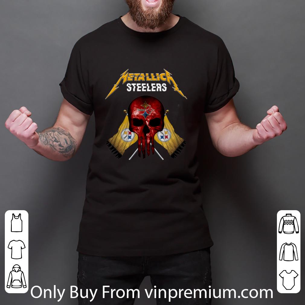 Official Metallic Pittsburgh Steelers Punisher shirt