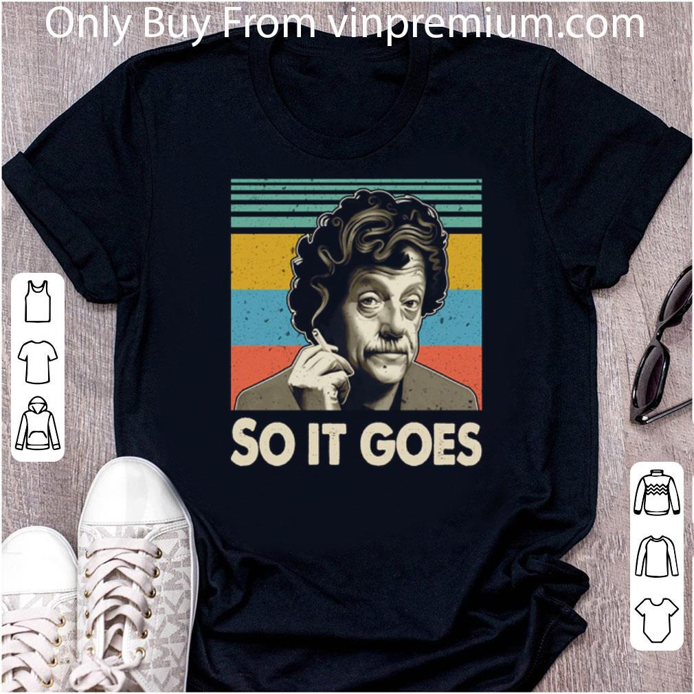 Original Kurt Vonnegut So It Goes Vintage shirt