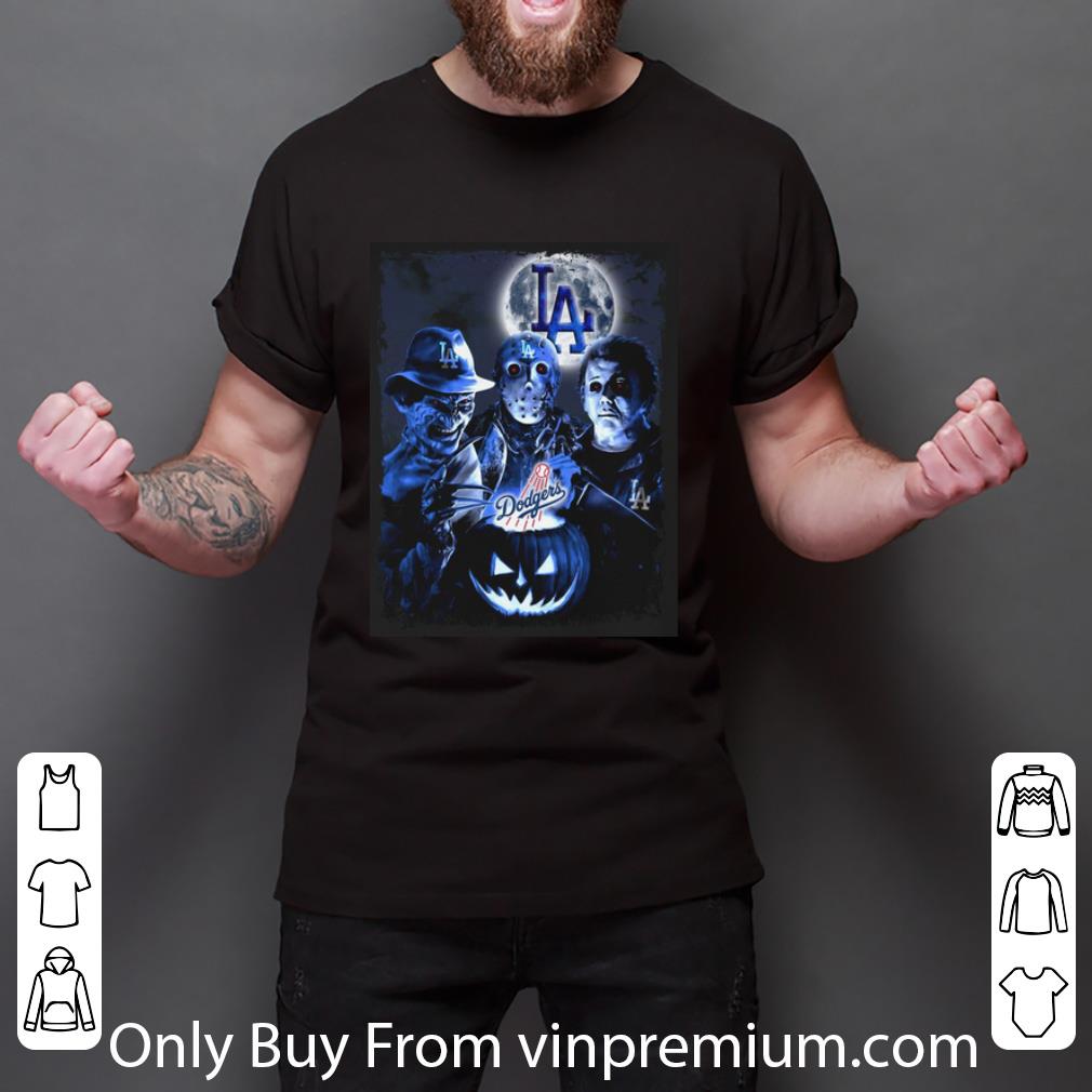 Awesome Los Angeles Dodgers Horror Film Characters shirt