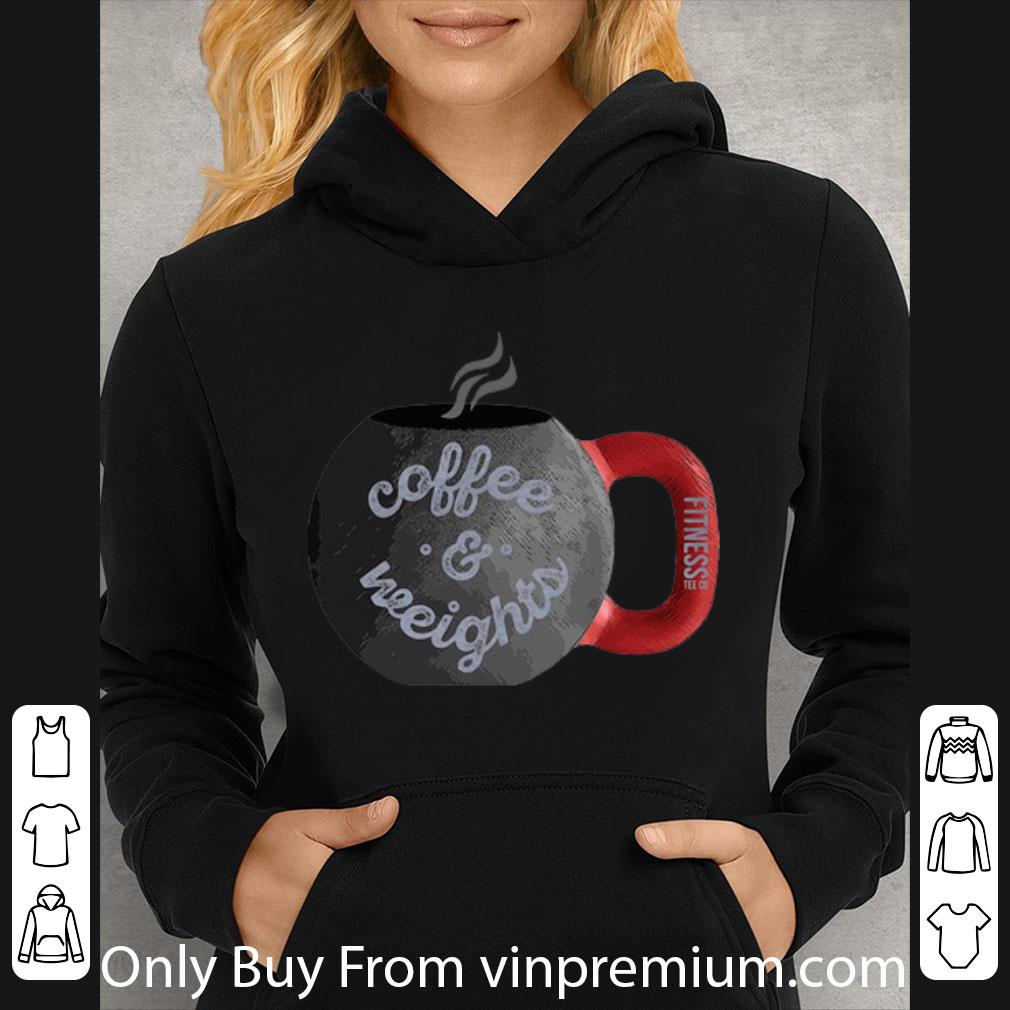 feea0de8 pretty coffee and weights fitness tee shirt 4 - Pretty Coffee And Weights Fitness Tee shirt