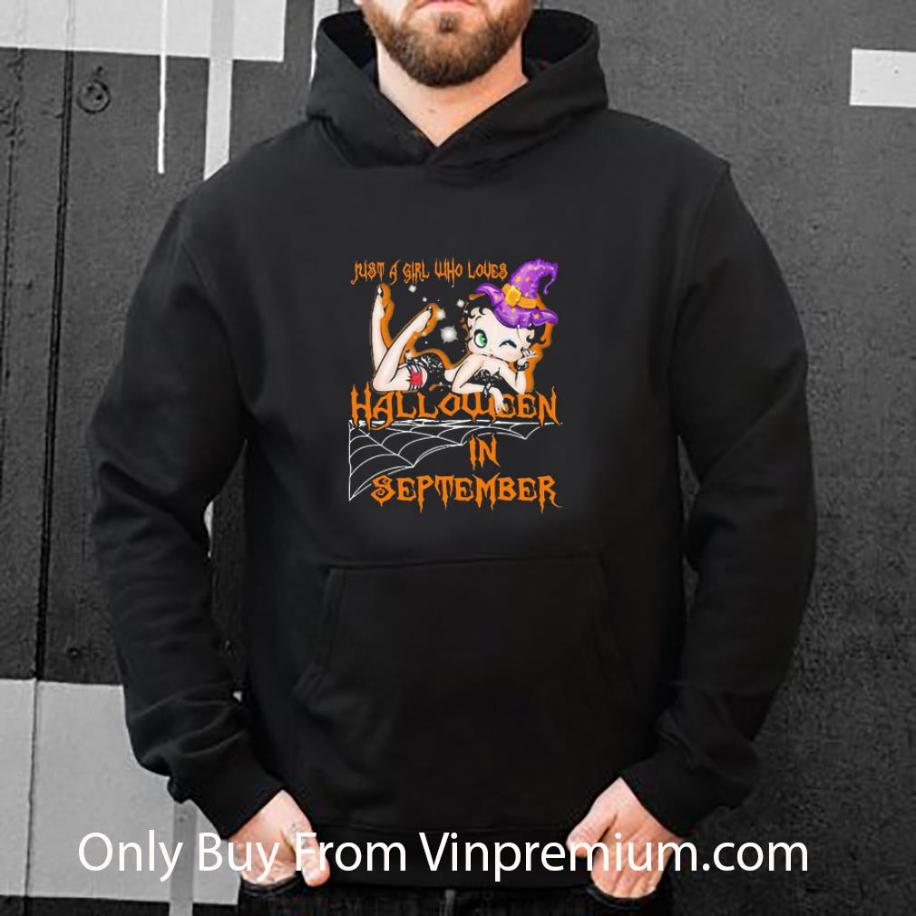 2907118c official betty boop just a girl who loves halloween in september shirt 4 - Official Betty Boop Just A Girl Who Loves Halloween In September shirt