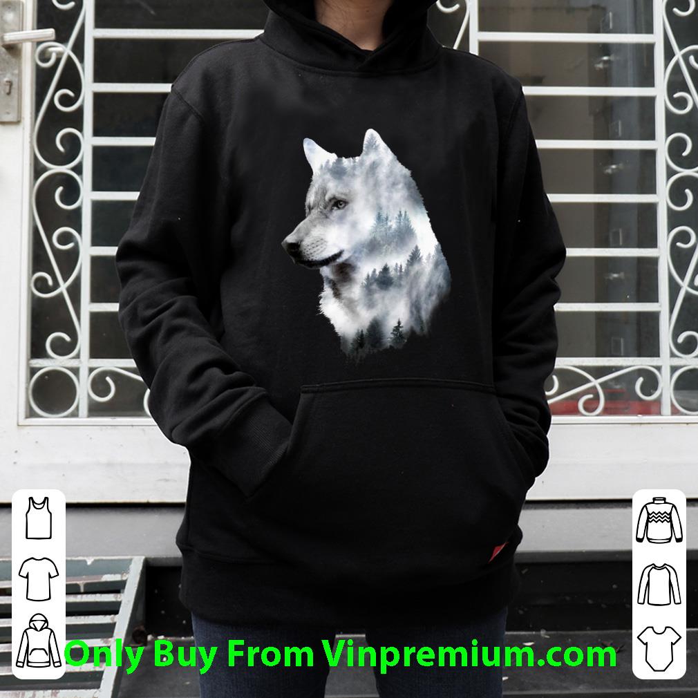 3e0950fc premium wolf doppel belichtung fog forest shirt 4 - Premium Wolf Doppel Belichtung Fog Forest shirt