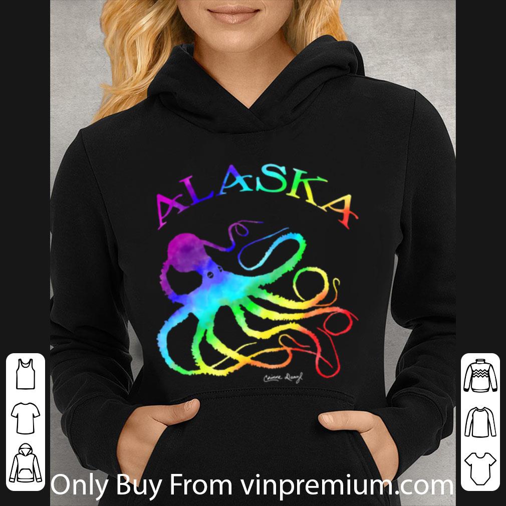 5052204e top gyotaku rainbow colored octopus alaska shirt 4 - Top Gyotaku Rainbow Colored Octopus Alaska shirt