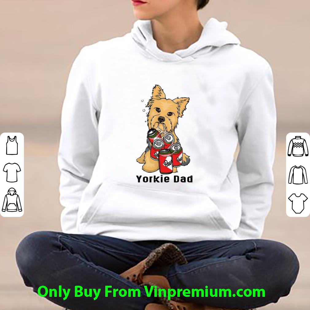 7aad9744 hot yorkshire yorkie dad hug beers father s day shirt 4 - Hot Yorkshire Yorkie Dad Hug Beers Father's Day shirt