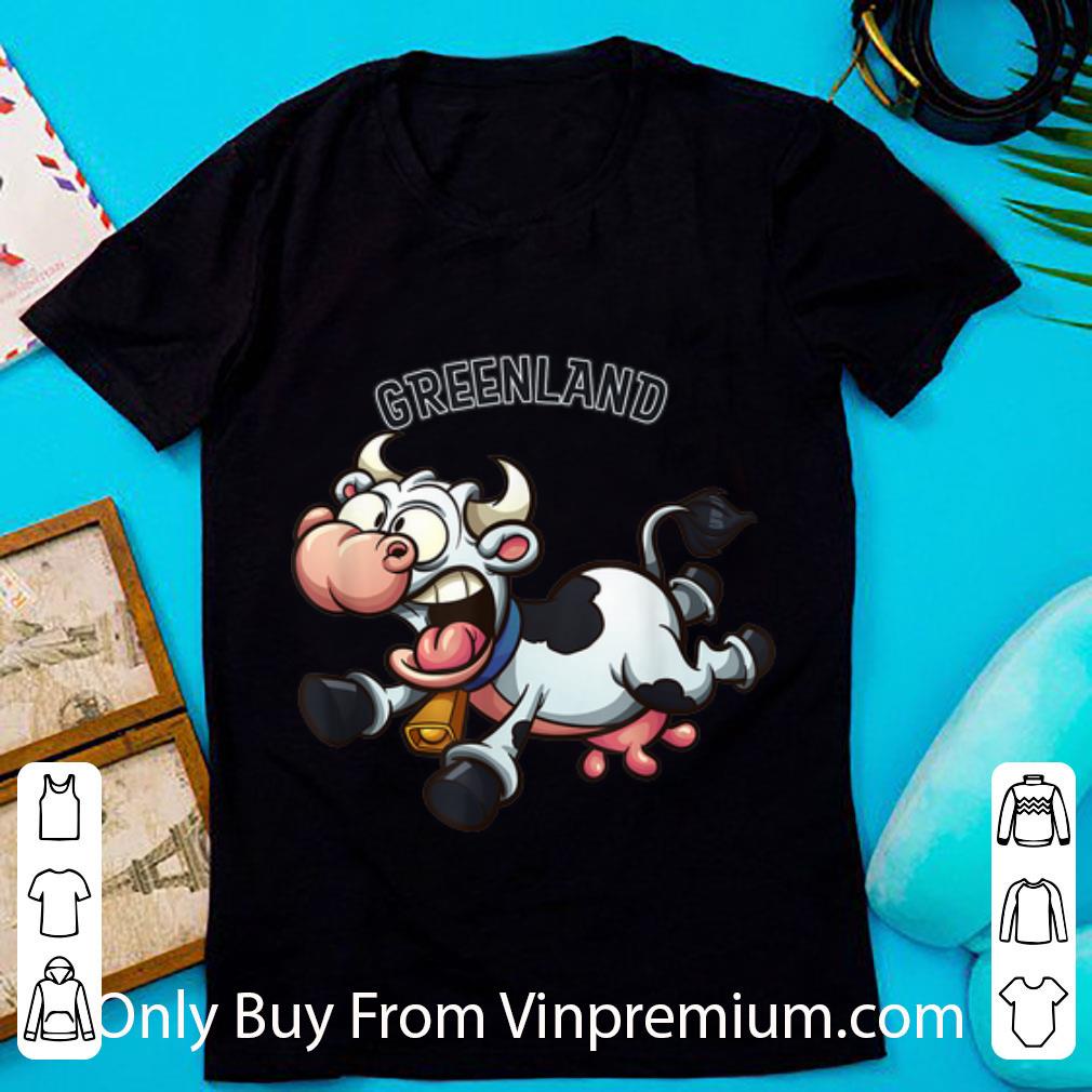 Awesome Greenland New Hampshire Crazy Cow shirt