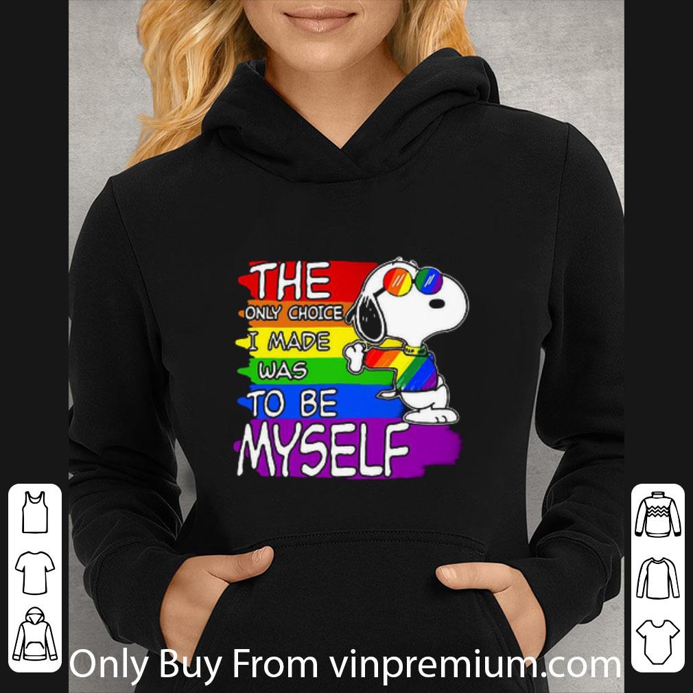 Great Lgbt Flag Rainbow Snoopy The Only Choice I Made Was To Be Myself shirt a69d0983 great lgbt flag rainbow snoopy the only choice i made was to be myself shirt 4 - Great Lgbt Flag Rainbow Snoopy The Only Choice I Made Was To Be Myself shirt