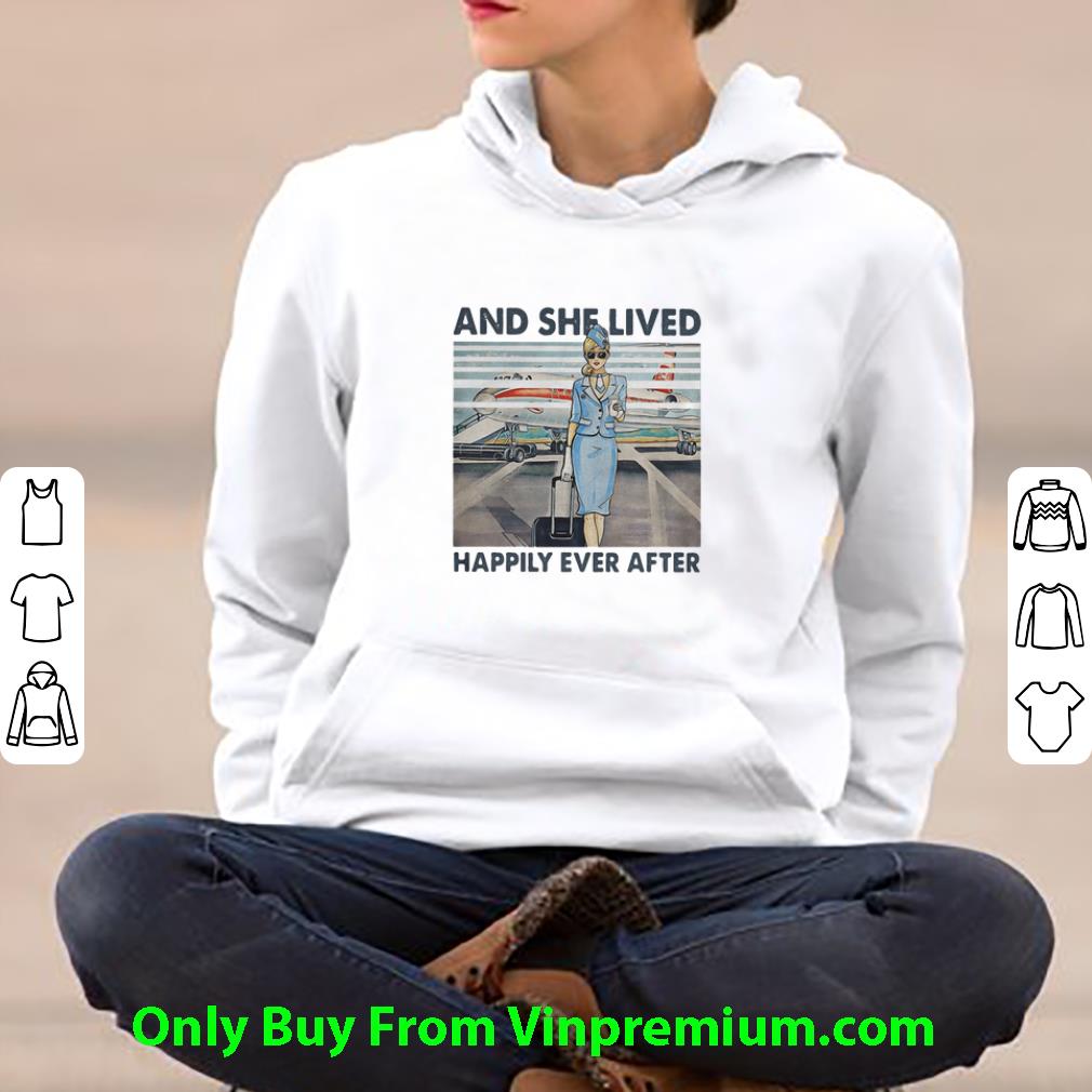 a878a17f premium air hostess and she lived happily ever after shirt 4 - Premium Air Hostess And She Lived Happily Ever After shirt