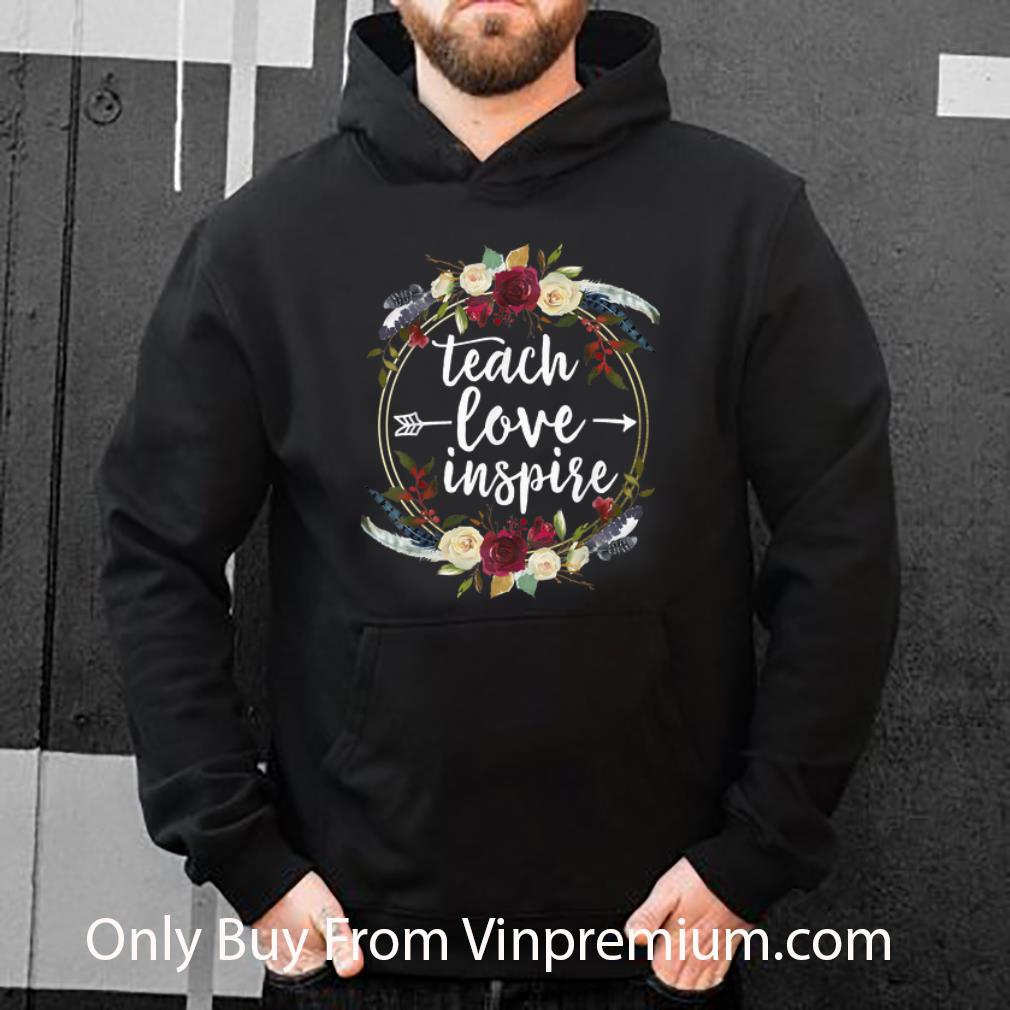 b8a0f339 pretty teach love inspire circle flower shirt 4 - Pretty Teach Love Inspire Circle Flower shirt