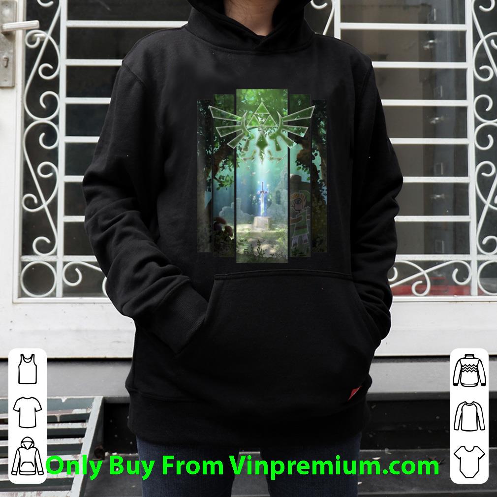 f18aef3c top nintendo zelda the master sword lost woods artwork shirt 4 - Top Nintendo Zelda The Master Sword Lost Woods Artwork shirt