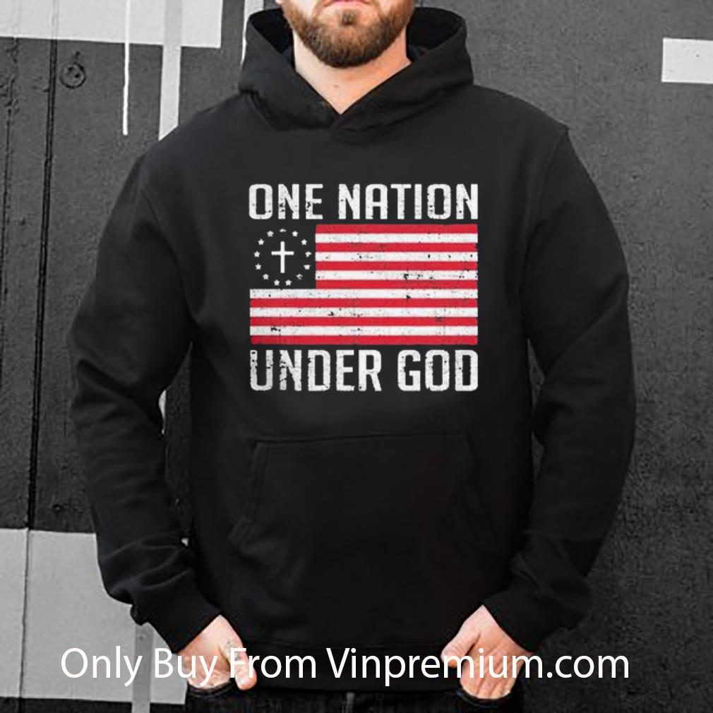 Awesome One Nation Under God American Flag shirt 2357144b awesome one nation under god american flag shirt 4 - Awesome One Nation Under God American Flag shirt
