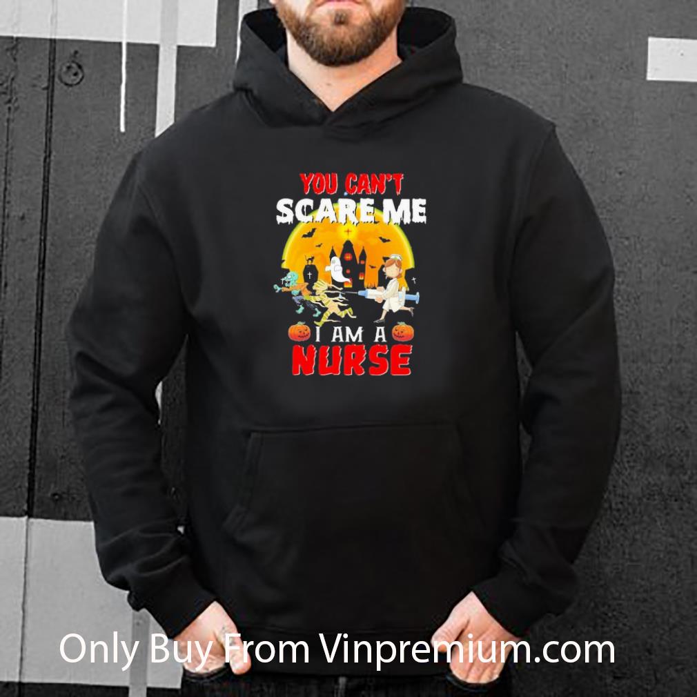 c4bfb3aa nice you can t scare me i am a nurse halloween shirt 4 - Nice You Can’t Scare Me I Am A Nurse Halloween shirt