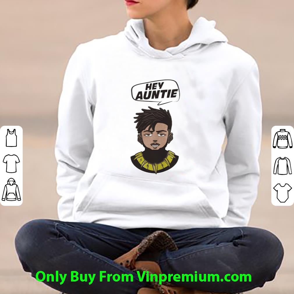 f73149e4 original black panther erik killmonger hey auntie shirt 4 - Original Black Panther Erik Killmonger Hey Auntie shirt