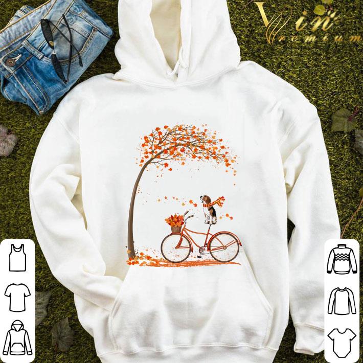 060038b0 beagle dog autumn bicycle shirt 4 - Beagle Dog Autumn Bicycle shirt