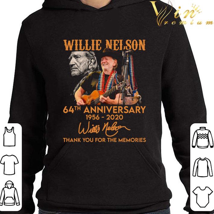 1d492fae country music willie nelson 64th anniversary 1956 2020 signature shirt 4 - Country Music Willie Nelson 64th Anniversary 1956-2020 Signature shirt