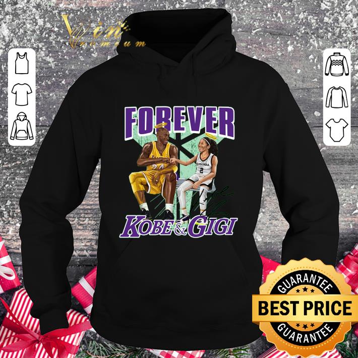 3614be61 premium forever laker 24 mamba 2 kobe and gigi signature shirt 4 - Premium Forever Laker 24 Mamba 2 Kobe And Gigi signature shirt