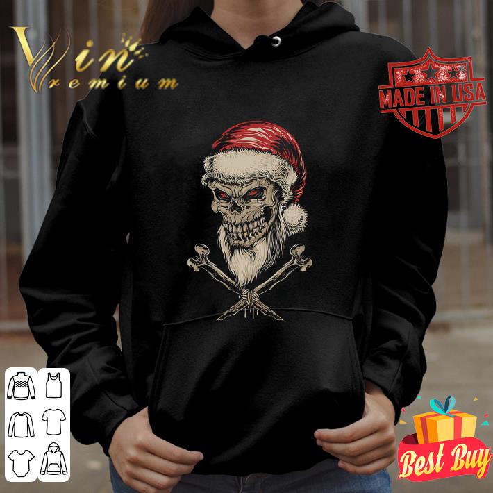 4ad289fd hot skull mashup santa shirt 4 - Hot Skull mashup Santa shirt