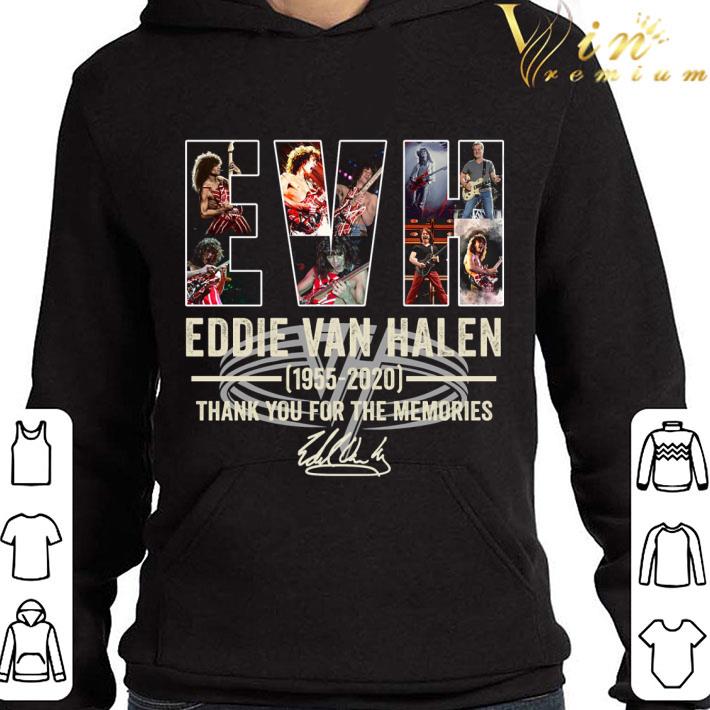 6eb7009a evh eddie van halen 1955 2020 thank you for the memories signature shirt 4 - EVH Eddie Van Halen 1955-2020 thank you for the memories signature shirt