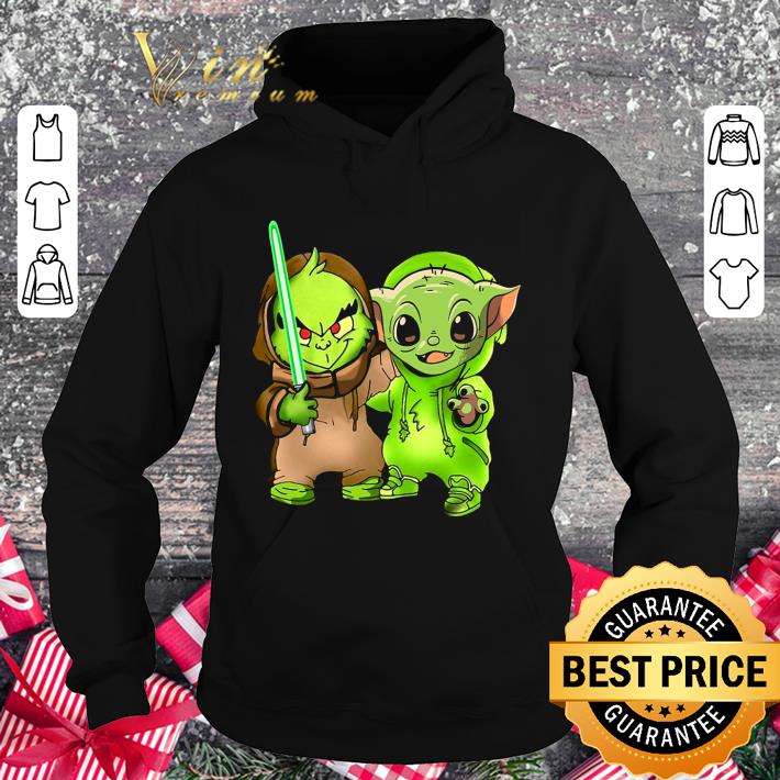 7e549c60 original baby yoda and grinch star wars shirt 4 - Original Baby Yoda and Grinch Star Wars shirt