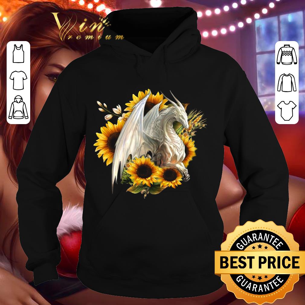 White dragon and sunflowers shirt 99ce282a white dragon and sunflowers shirt 4 - White dragon and sunflowers shirt