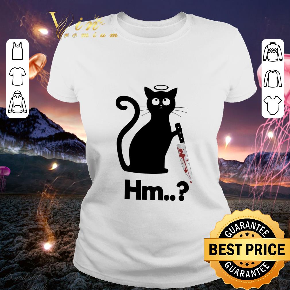 Funny Black Cat hold Knife Hm shirt bf44951a funny black cat hold knife hm shirt 4 - Funny Black Cat hold Knife Hm shirt