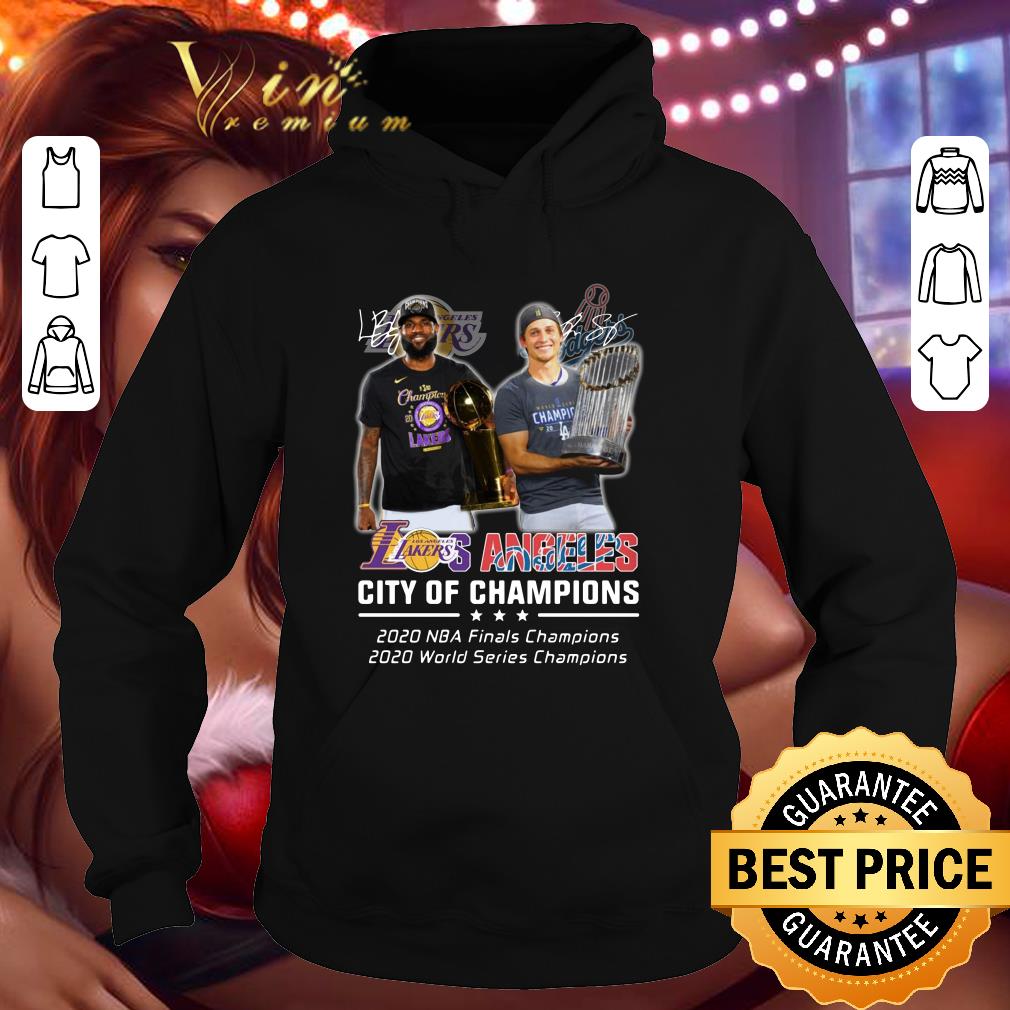 32d85eaf official lakers dodgers lebron james corey seager los angeles city of champions 2020 shirt 4 - Official Lakers Dodgers LeBron James Corey Seager Los Angeles city of champions 2020 shirt