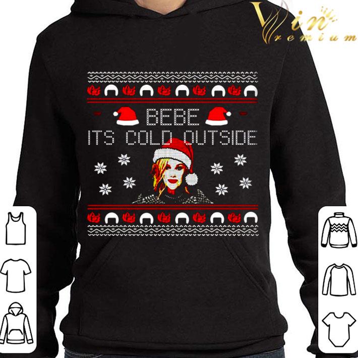 3ef9722a schitt s creek bebe its cold outside ugly christmas shirt 4 - Schitt's Creek Bebe its cold outside ugly Christmas shirt
