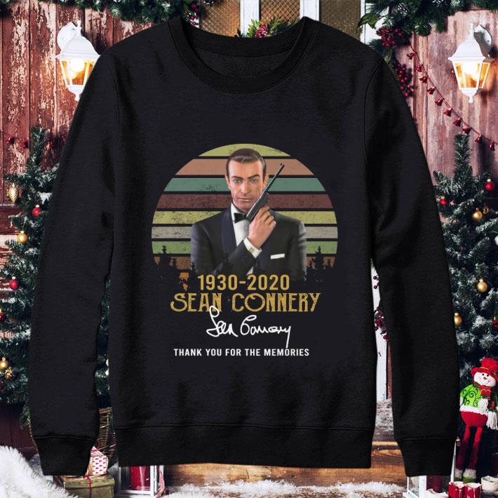 4a841f81 premium vintage 1930 2020 sean connery signed thank you for the memories shirt 4 - Premium Vintage 1930-2020 Sean Connery signed thank you for the memories shirt