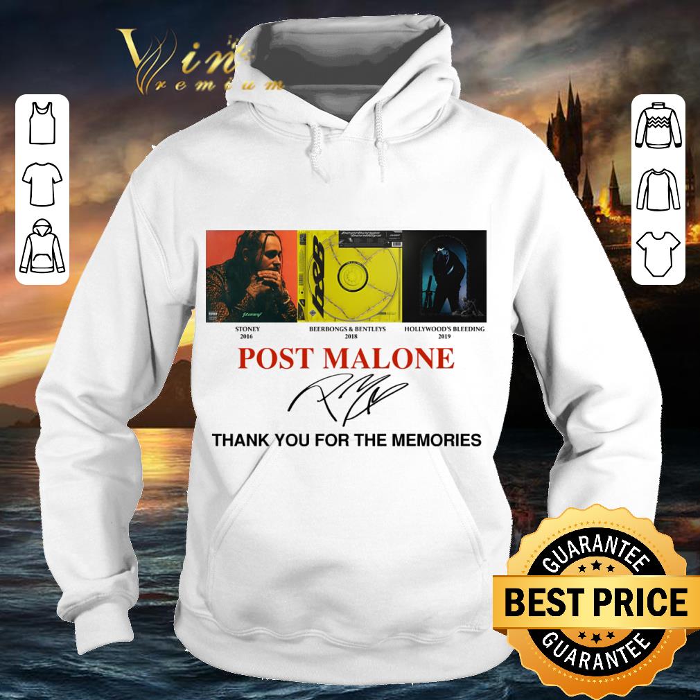 575de76e premium post malone albums signature thank you for the memories shirt 4 - Premium Post Malone Albums Signature Thank You For The Memories shirt