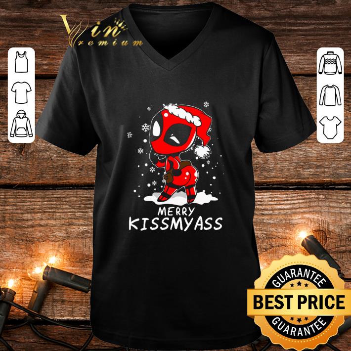 Premium Happy Merry Christmas Deadpool Merry Kiss My Ass shirt 95634255 premium happy merry christmas deadpool merry kiss my ass shirt 4 - Premium Happy Merry Christmas Deadpool Merry Kiss My Ass shirt