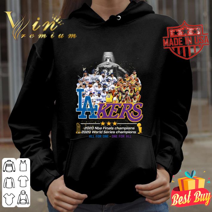 Best Dodgers Lakers 2020 NBA World Series Champions All For One For All shirt 9e2eaac6 best dodgers lakers 2020 nba world series champions all for one for all shirt 4 - Best Dodgers Lakers 2020 NBA World Series Champions All For One For All shirt