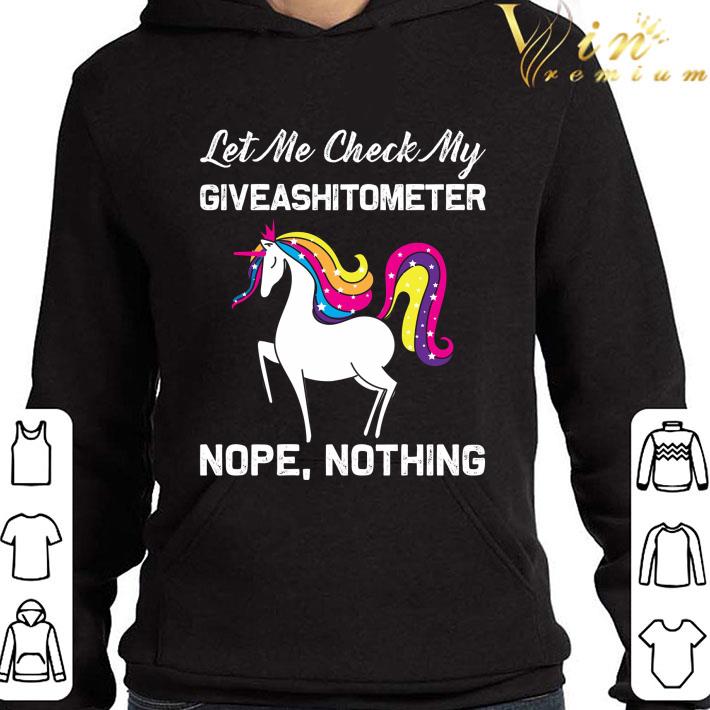b4a15eff unicorn let me check my giveashitometer nope nothing shirt 4 - Unicorn let me check my giveashitometer nope nothing shirt