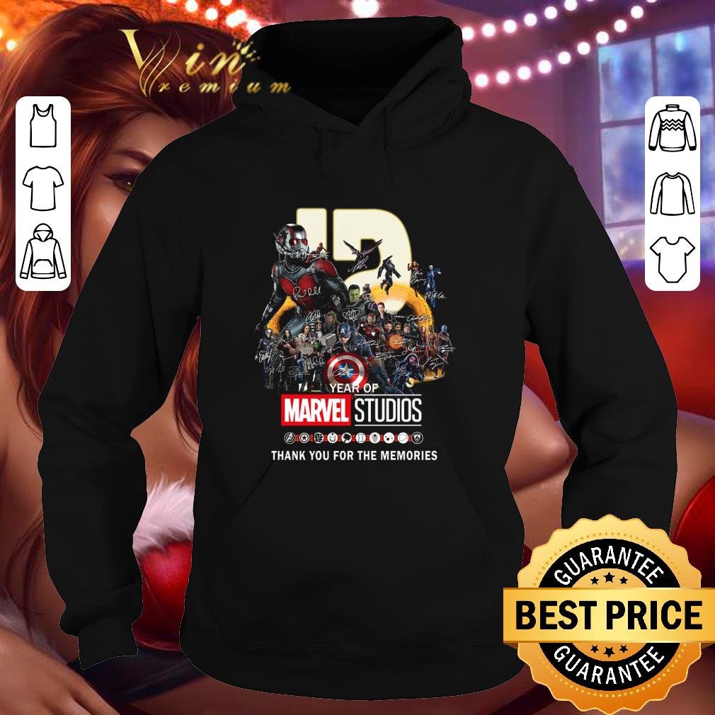 d7932af3 official 12 year of marvel studios signatures thank you for the memories shirt 4 - Official 12 Year Of Marvel Studios Signatures Thank You For The Memories shirt