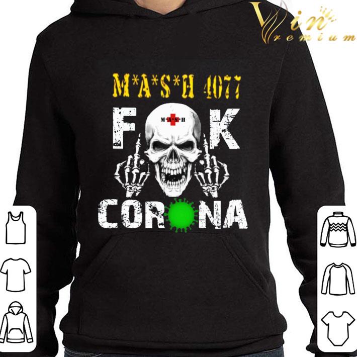 f68a752a skull 4077th mash fuck coronavirus shirt 4 - Skull 4077th MASH Fuck Coronavirus shirt