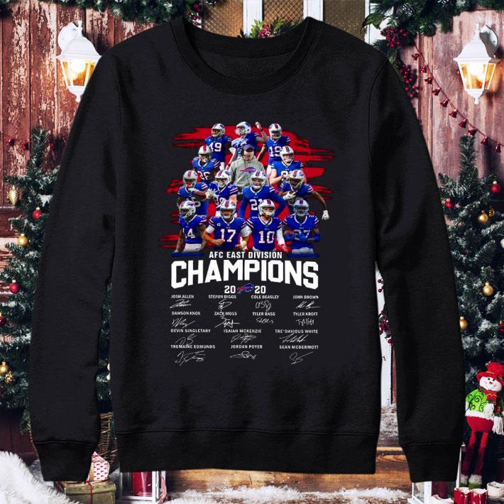 Awesome Team NFL Buffalo Bills AFC East Division Champions 2020 Signatures shirt 1da4f2a4 awesome team nfl buffalo bills afc east division champions 2020 signatures shirt 4 - Awesome Team NFL Buffalo Bills AFC East Division Champions 2020 Signatures shirt