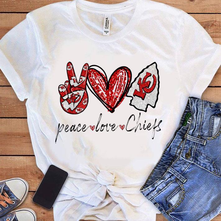 Kansas City Chiefs Peace love Chiefs Logo shirt 402b2a6b kansas city chiefs peace love chiefs logo shirt 4 - Kansas City Chiefs Peace love Chiefs Logo shirt