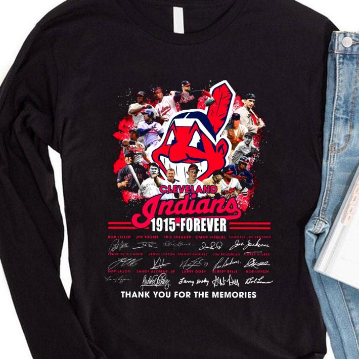 4f514806 hot cleveland indians 1915 forever signatures thank you memories shirt 4 - Hot Cleveland Indians 1915-Forever Signatures Thank You Memories shirt