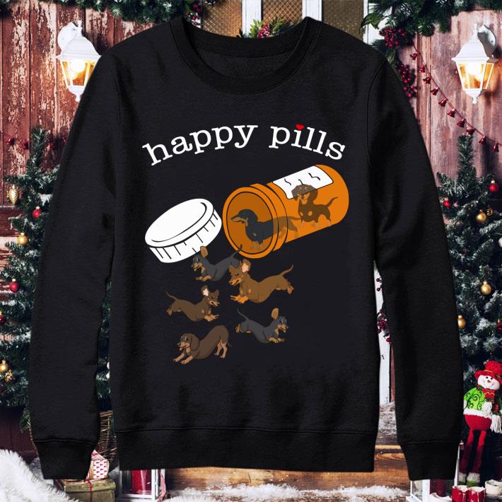 Awesome Dachshund happy pills shirt 516d9003 awesome dachshund happy pills shirt 4 - Awesome Dachshund happy pills shirt