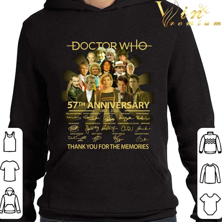 876c0729 thank you doctor who 57th anniversary 1963 2020 signatures shirt 4 - Thank You Doctor Who 57th Anniversary 1963-2020 Signatures shirt