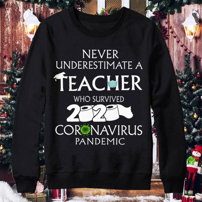 9330a1f6 awesome never underestimate a teacher who survived 2020 coronavirus toilet paper shirt 4 - Awesome Never Underestimate A Teacher Who Survived 2020 Coronavirus Toilet Paper shirt