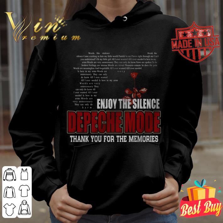 ad4de7b1 depeche mode enjoy the silence lyrics shirt 4 - Depeche Mode Enjoy The Silence Lyrics shirt