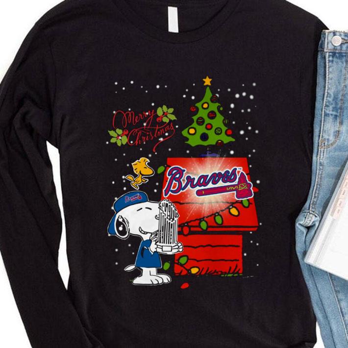 b3d76509 awesome snoopy woodstock merry christmas atlanta braves shirt 4 - Awesome Snoopy Woodstock Merry Christmas Atlanta Braves shirt