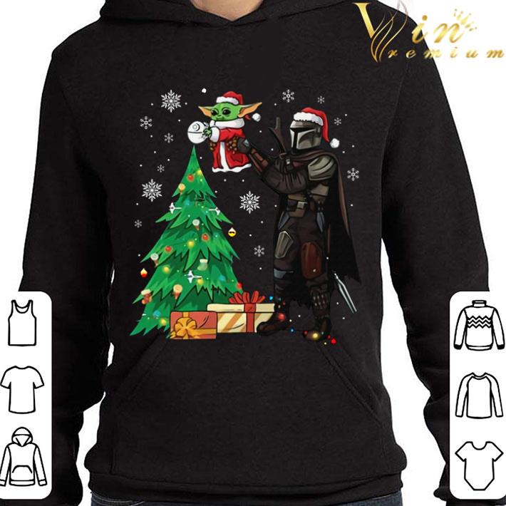 b847ec61 star wars mandalorian and baby yoda christmas 2020 shirt 4 - Star Wars Mandalorian and Baby Yoda Christmas 2020 shirt