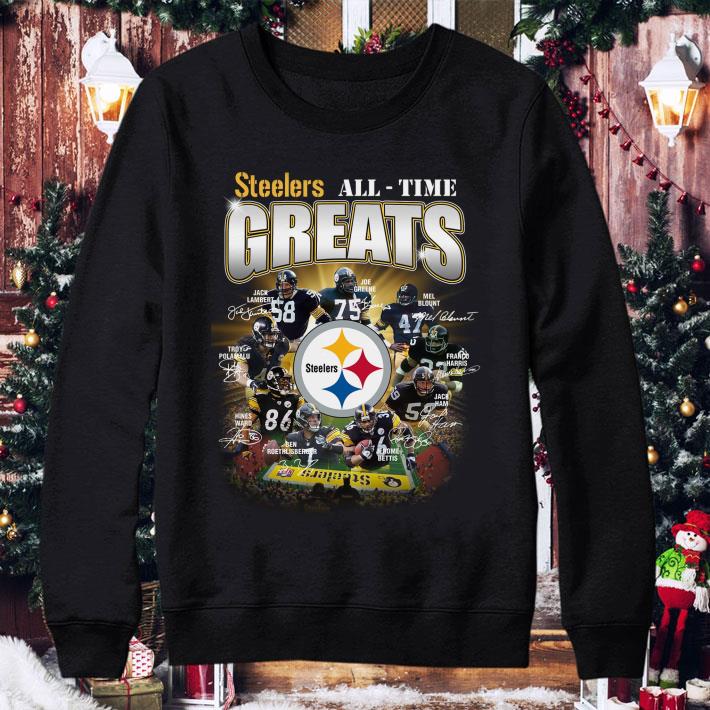 Steelers All-Time Greats Players Signatures Pittsburgh Steelers Logo shirt d702ae90 steelers all time greats players signatures pittsburgh steelers logo shirt 4 - Steelers All-Time Greats Players Signatures Pittsburgh Steelers Logo shirt