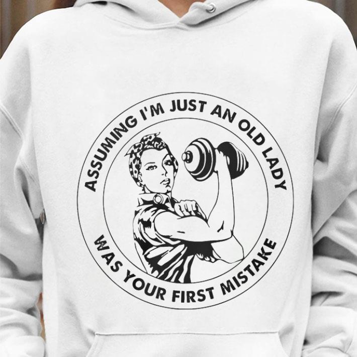 Funny Assuming I'm Just An Old Lady Was Your First Mistake shirt eca370a5 funny assuming i m just an old lady was your first mistake shirt 4 - Funny Assuming I'm Just An Old Lady Was Your First Mistake shirt