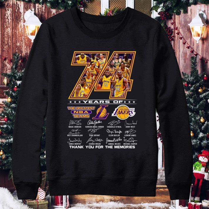 Hot 74 years of the greatest NBA Teams Los Angeles Lakers signed shirt 0bd48f09 hot 74 years of the greatest nba teams los angeles lakers signed shirt 4 - Hot 74 years of the greatest NBA Teams Los Angeles Lakers signed shirt