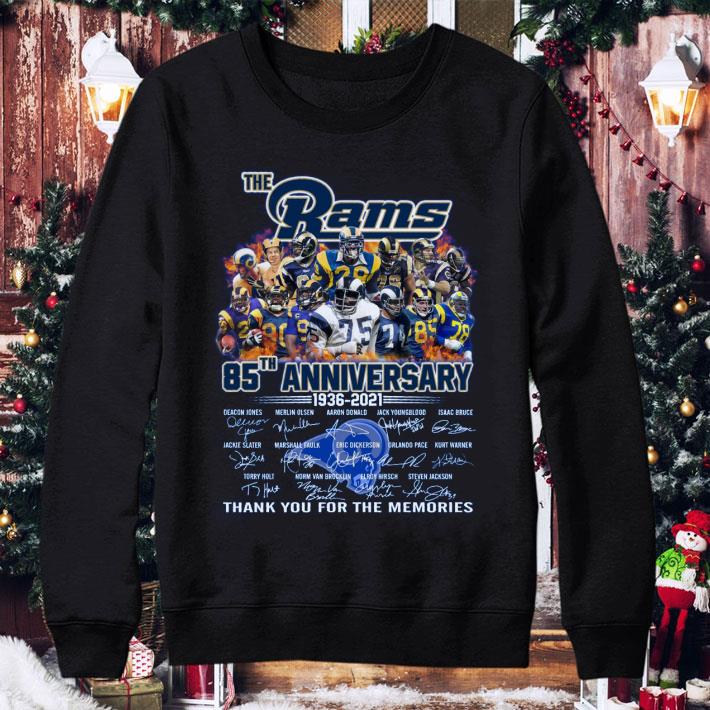 1f0a7d03 the los angeles rams team nfl 85th anniversary 1936 2021 signatures shirt 4 - The Los Angeles Rams team NFL 85th anniversary 1936-2021 signatures shirt