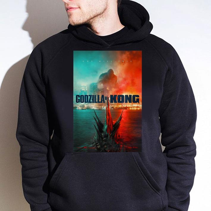 668bec85 godzilla vs kong one will fall poster shirt 4 - Godzilla vs Kong One Will Fall Poster shirt