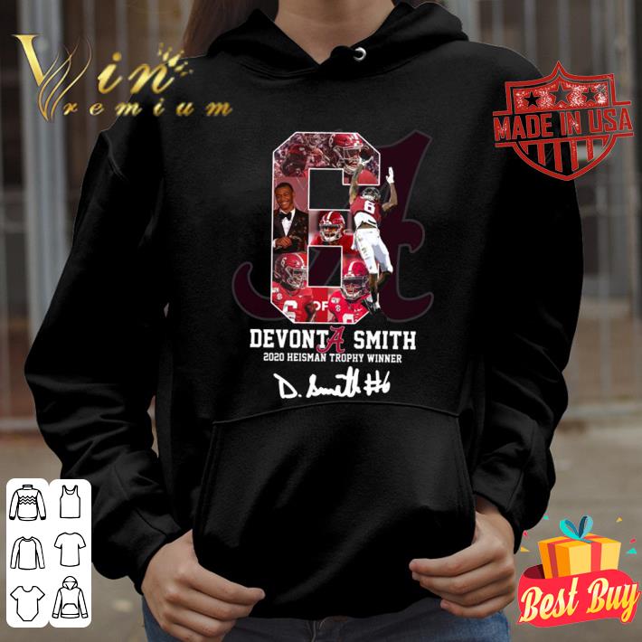 a88ff98b alabama crimson tide 6 devonta smith 2020 heisman trophy winner signed shirt 4 - Awesome Alabama Crimson Tide 6 Devonta Smith 2020 Heisman Trophy Winner Signed shirt